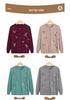 Grandma's Embroidered Knitted Cardigan for Middle-Aged and Elderly Ladies - Spring/Autumn Sweater Jacket for Women.