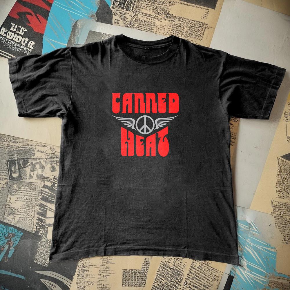 

Canned Heat Logo Black Cotton Shirt Full size S5XL T477 Unisex T-Shirt XXL