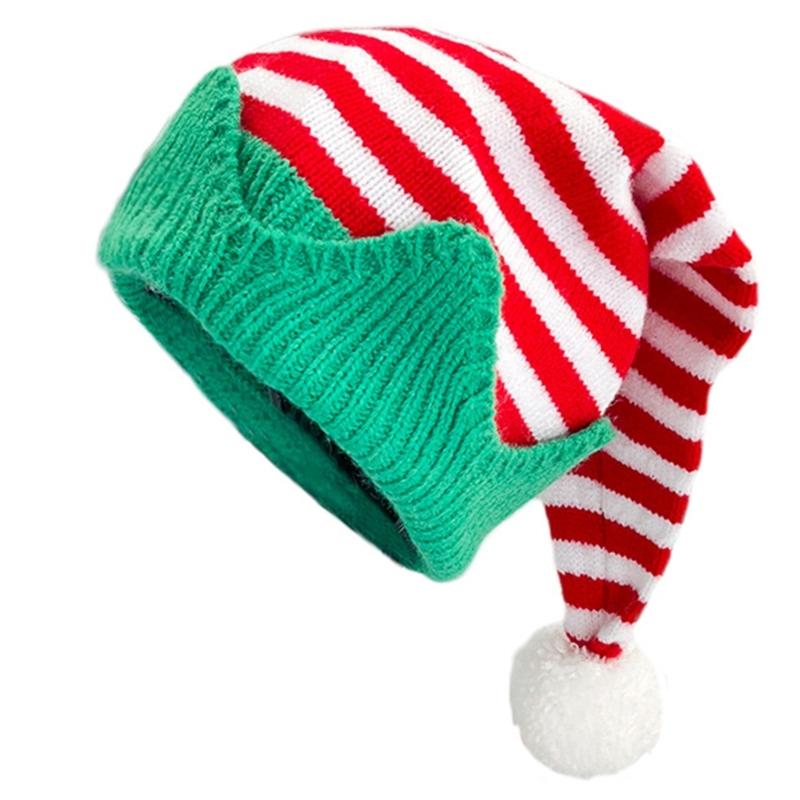 Christmas Beanies Elf Unisex Beanies Leprechaun Hat Christmas Photo Props Cheerful Hat Baggy Hat Leprechaun Wear