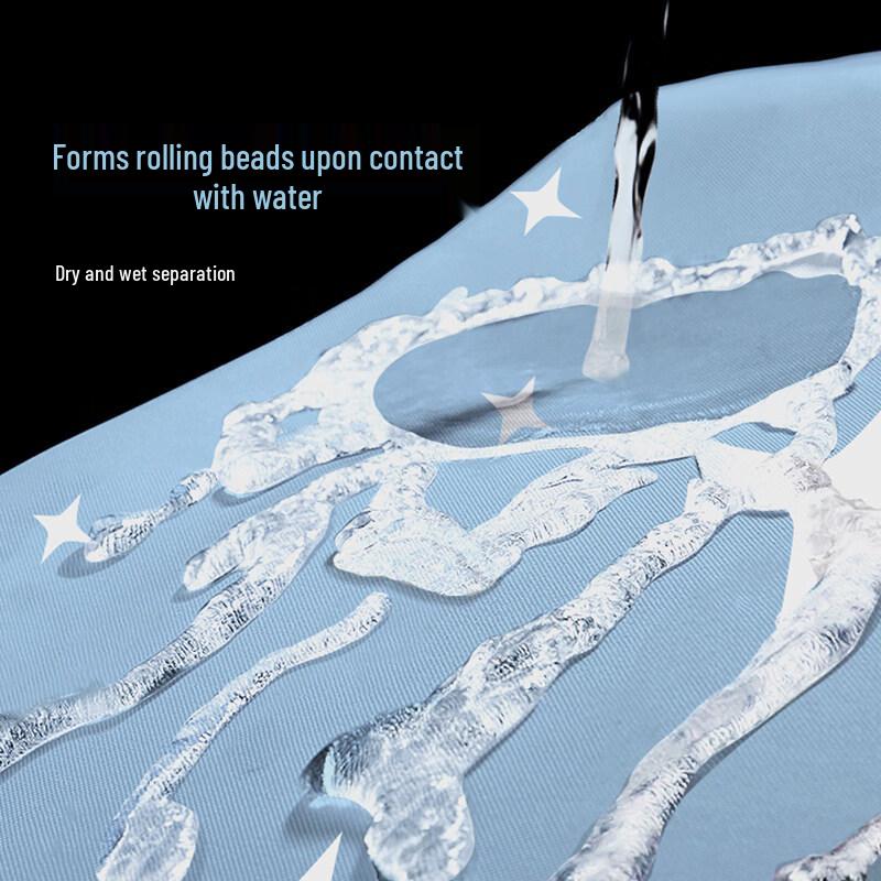 LIEI Waterproof PEVA Shower Curtain