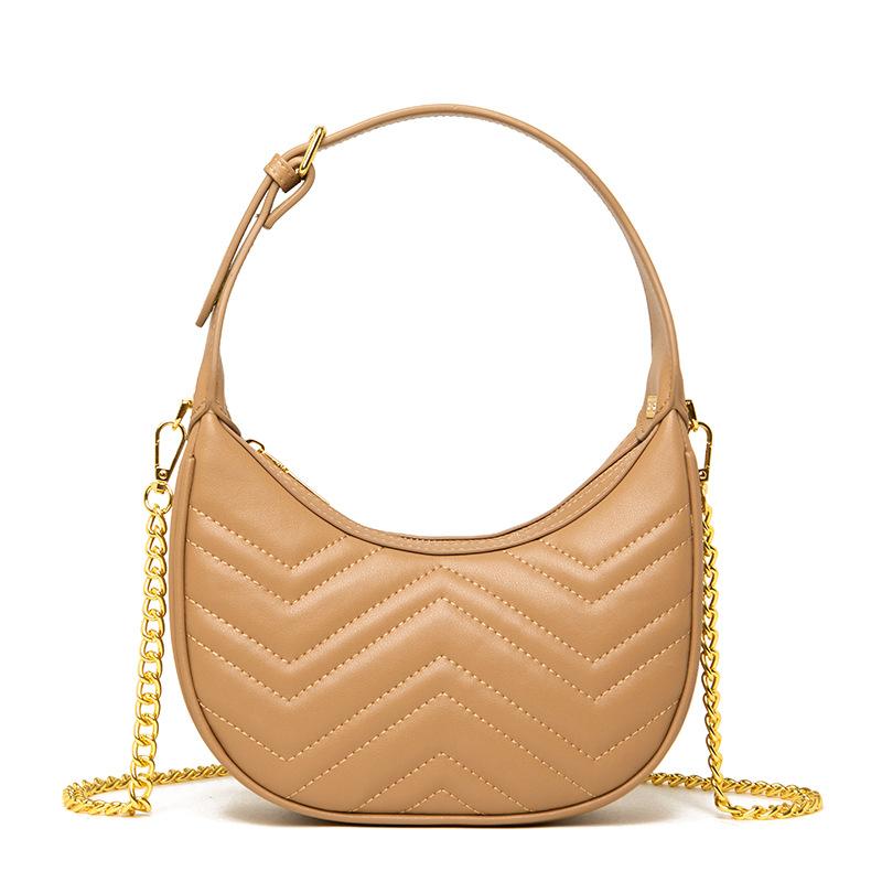 Leather Fashion Armpit Bag Summer Foreign Casual Shoulder Messenger Bag Simple Fashion Tote Bag Women