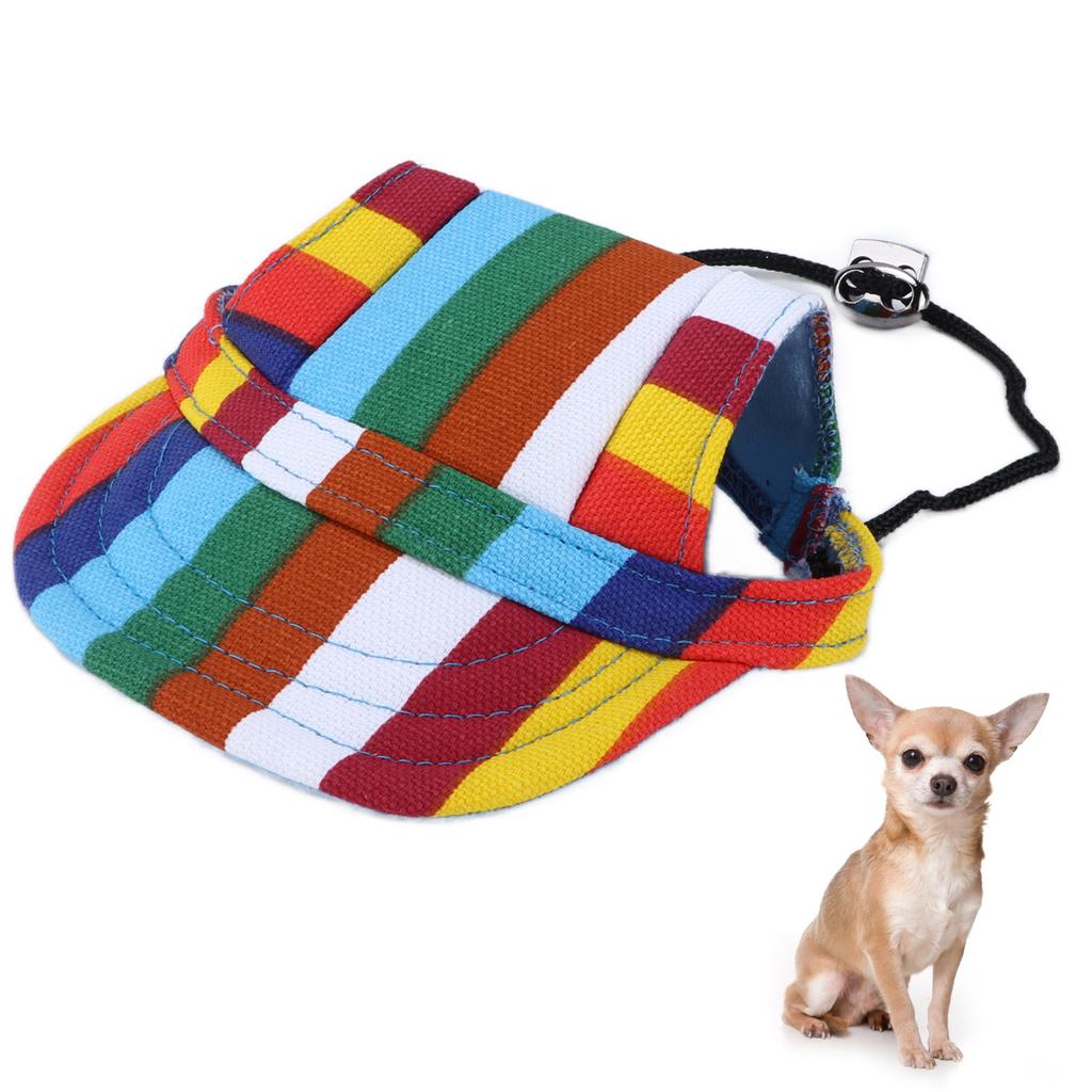 Dog Baseball Cap Adjustable Dog Outdoor Sport Sun Protection Baseball Hat with Neck Strap for Outdoors