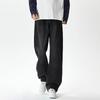 Amerikanische Street Retro gewaschen alt gespleißte Jeans Herren Ins Trendig High Street Locker Gerade Freizeit Hose