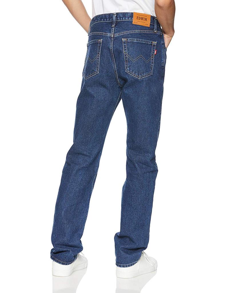 Edwin Jeans Regular Straight Denim Made In Medium Blue Size 30 E403, Pants, Japan, Men's, 2,