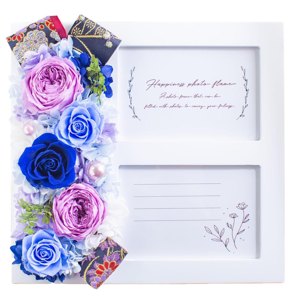 Preserved Japanese Photo Wedding Wedding Gift for Popular Flower Preserved Japanese Style Style Commelina communis Flowers, Style, Frame, Gift,