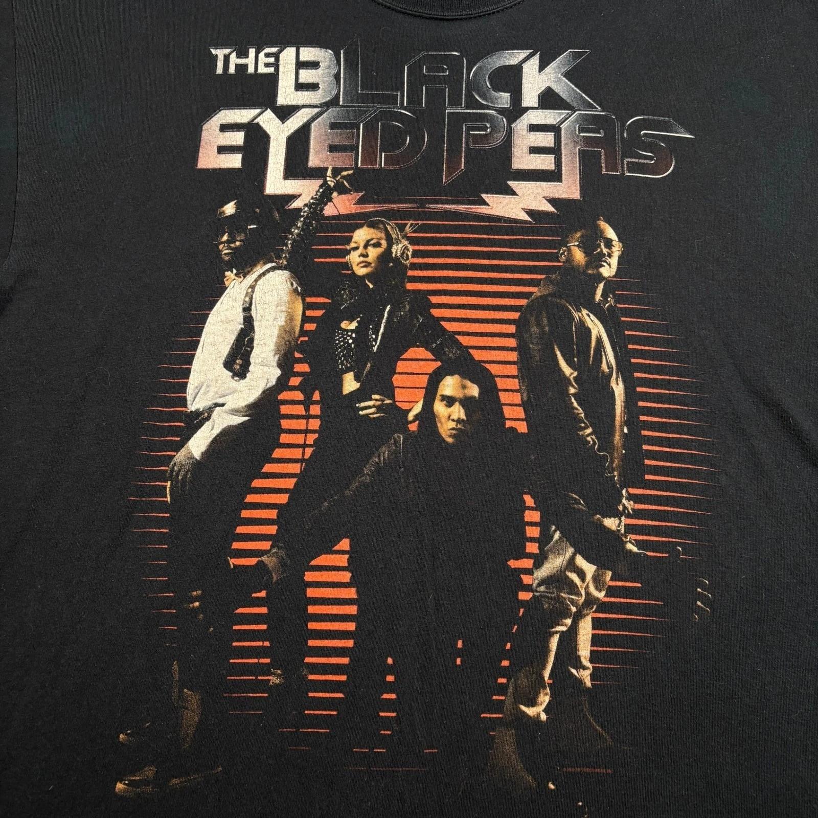 The Black Eyed Peas Band T Shirt Mens Black Cotton Size S-5XL BL2045 XXXL