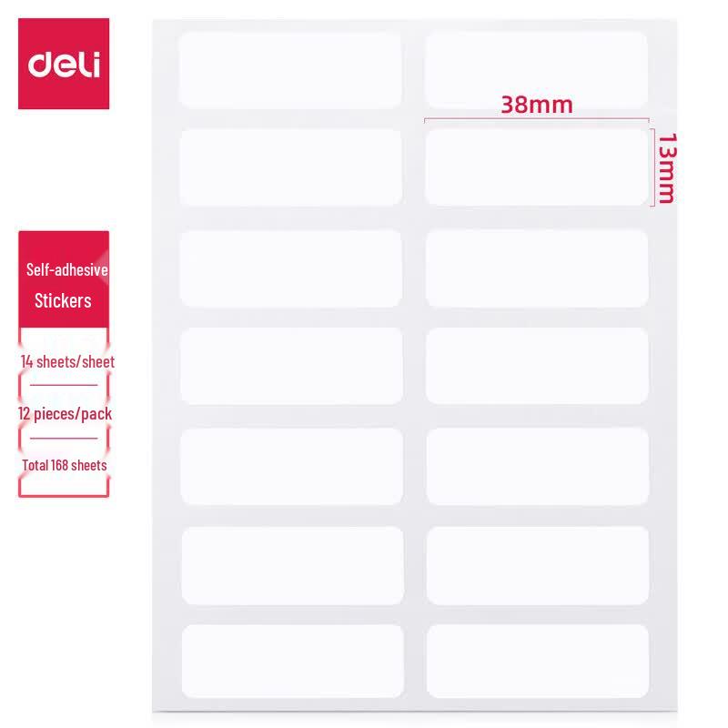 Deli Self-Adhesive Labels