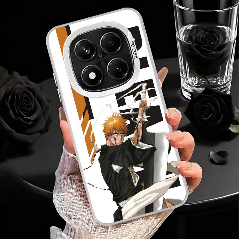 

Anime Bleach Desgin Soft Phone Case for Samsung Galaxy S24 S25 FE S26 Edge S23 Ultra S22 Plus S21 + Shockproof Cover Back Shell Redmi Note 12 5G