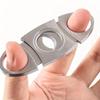 Stainless Steel Cigar Cutter Metal Classic Cutter Guillotine Cigar Scissors Gift Puncher Cutting Knife Cigar Accessory