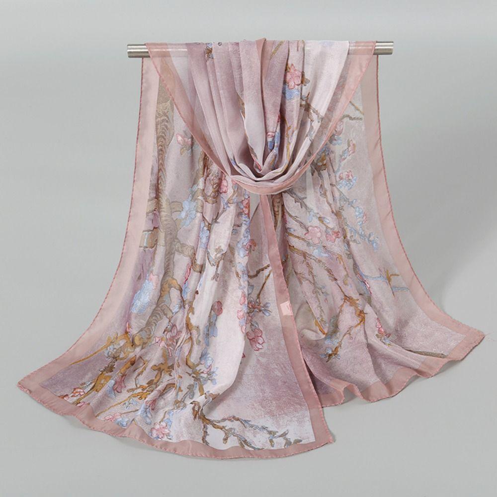 Soft Chiffon Scarf Thin Female Wrap Shawls New Beach Scarves