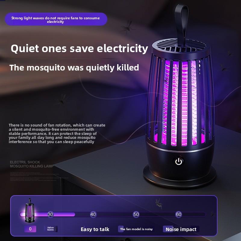 Mückenvernichter Lampe USB Wiederaufladbar Innen Außen Mit Elektrischem Schlag Für Camping Und Heimgebrauch
