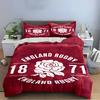 England Rugby Rose Logo Design Bedding Set (1 Duvet Cover, 2 Pillowcases, Duvet Not Included) Sofas