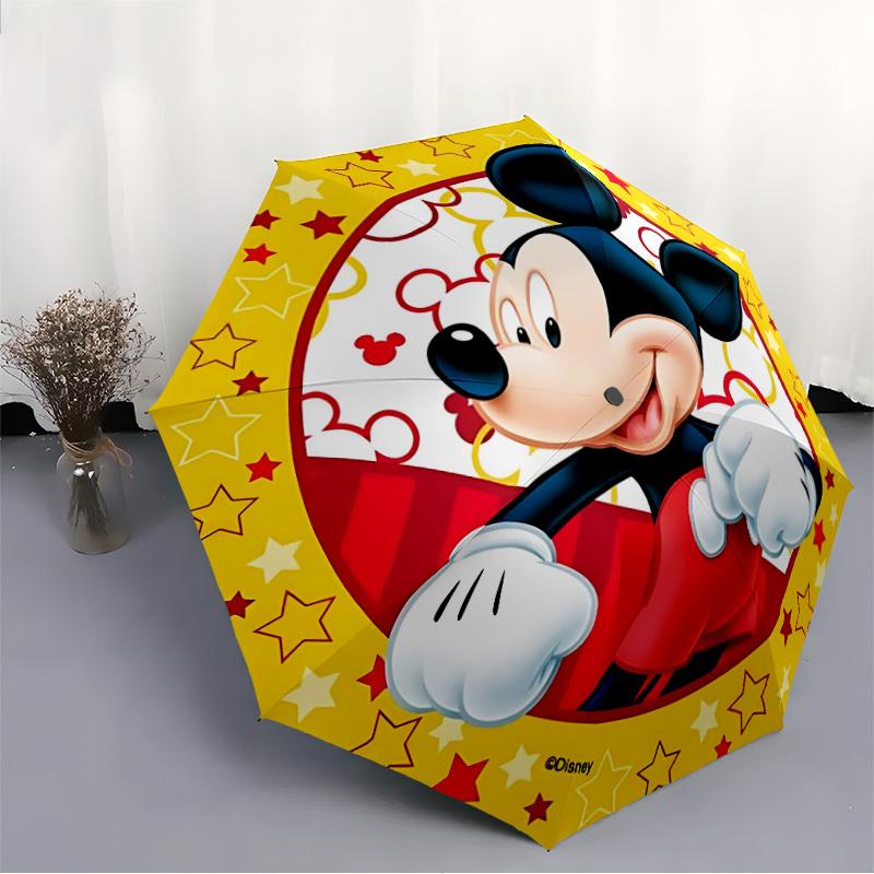 1pc Mickey MouseAutomatic Open/close, All-Season Portable Folding Umbrella, Perfect Gift for FriendsSturdy Ribs yy250811014