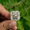 Easter Sale Ocean Jasper Stone Birthday Ethnic Statement Bezel Ring 925 Silver