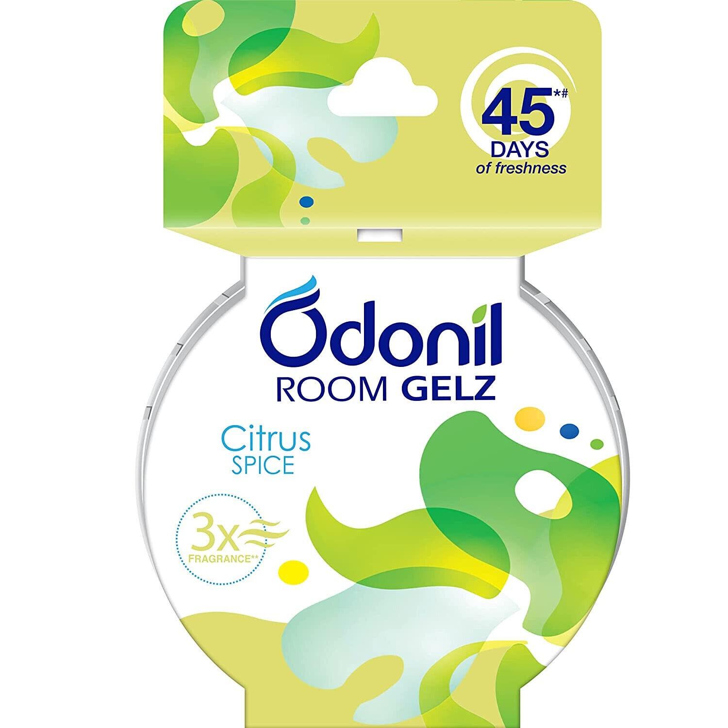 

Odonil Room Freshening Gelz For 45 Days Citrus Spice 75 g Pack Of 1 MR594