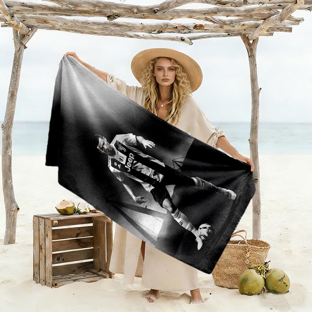 Jeep Juventus Football Player Beach Towel Quick-Dry Soft Microfiber Comfortable Lightweight