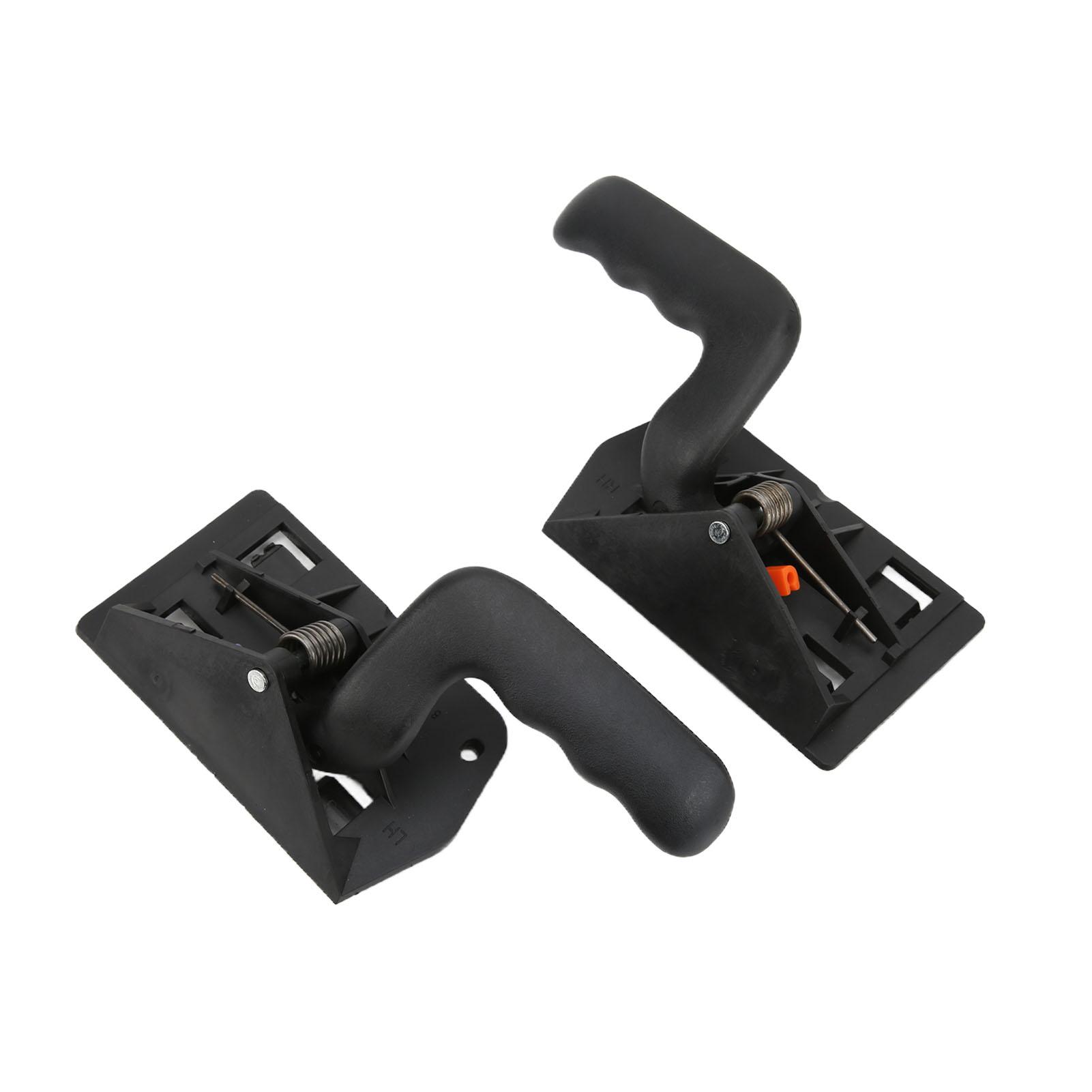 2PCS Car Interior Door Handle Black 15760297 Replacement for CHEVROLET SILVERADO 1999‑2007