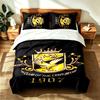 Al ahly (19) 3pc set suitable for master bedrooms soft and comfortable an ideal gift for family and friends Includes one duvet cover and two pillowcas