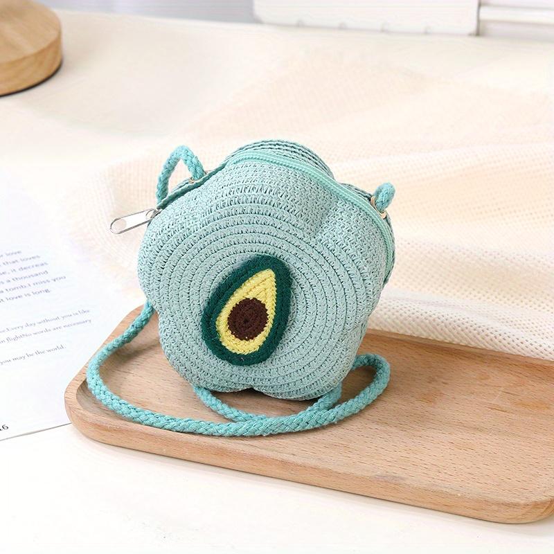 12cm Children's Crossbody Bag - Cute Fruit Design, Lightweight and Stylish Beach Vacation Handbag, Casual Crossbody Bag