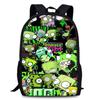 Zim Dib Invader Gaz Cartoon Animated Character Printed Backpack Children