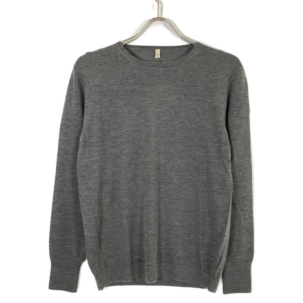 TOYOBOSHI ITO-GOROU Charcoal Gray - HIRYU-STU 09IT-CS0002 Cashmere Silk Knit Sweater tops 2 khakiUsed