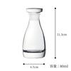 THE Drip-Free Soy Sauce Dispenser, Glass Condiment Container, One-Handed Design, 80ml Mini Size, Can Also Be Used for Olive Oil, Chili Oil, and Vinega