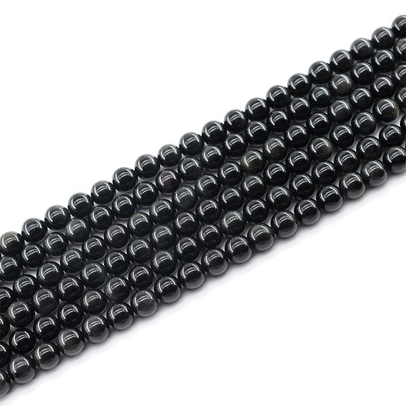 Colorful Obsidian Natural Stone Beads for DIY Jewelry Accessories
