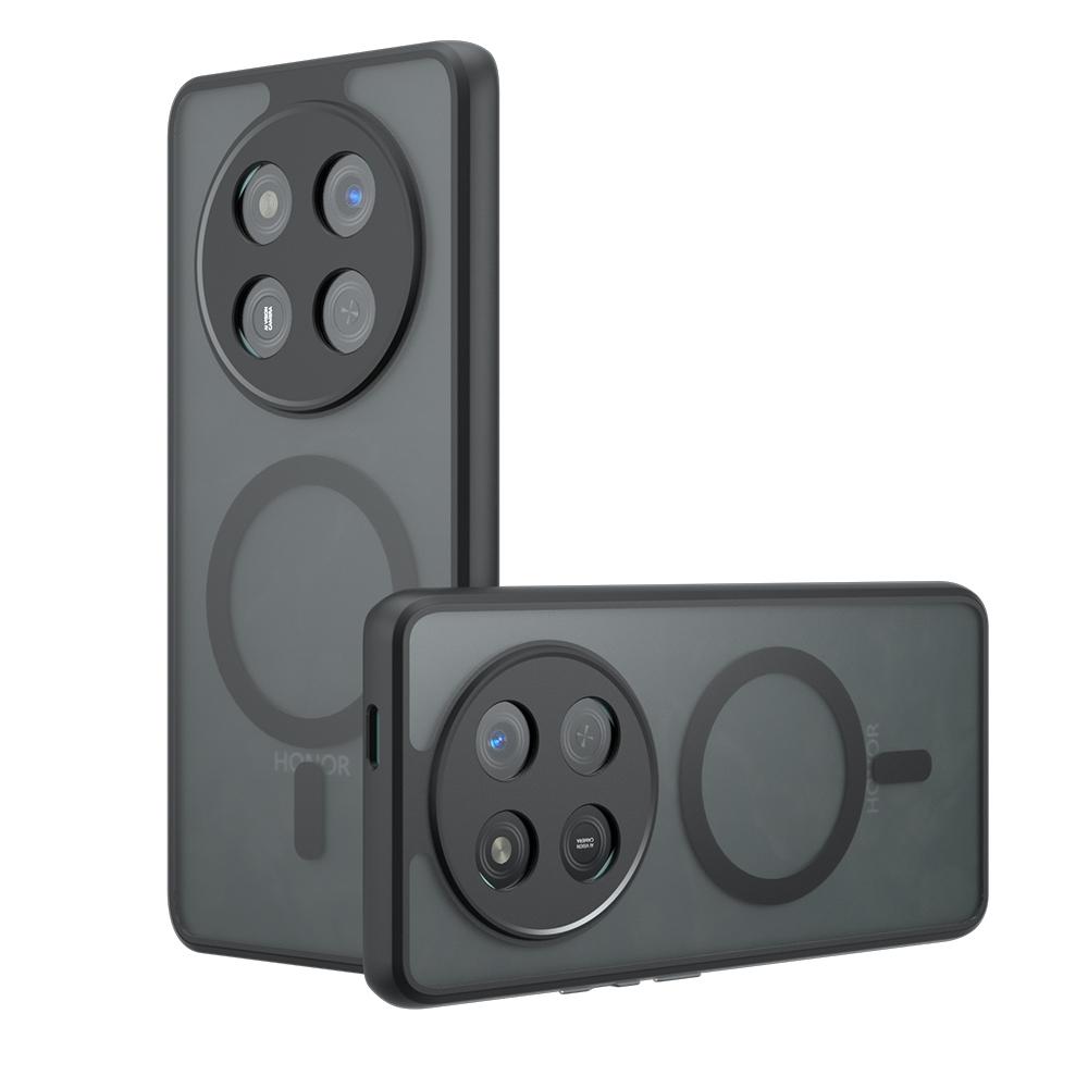 

For Hoor Magic7 Lite X9C X60 Pro Case Matte Magsafe Drop-proof Built-in Airbag Corner Non-yellowing Material Soft Cover Pc&Honor Magic7 Lite