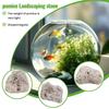 2025 Trend 3Pcs Floating Real Rocks Aquarium Water Plant Fish Tank Aquatic Landscape Models