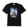 Small Planet Marvel Guardians of the Galaxy Short Sleeve T-Shirt Poster, Large, Black