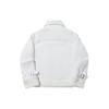 Li Ning Plain Zipper Collar Jacket Women Jackets Off-White AJDT536-2
