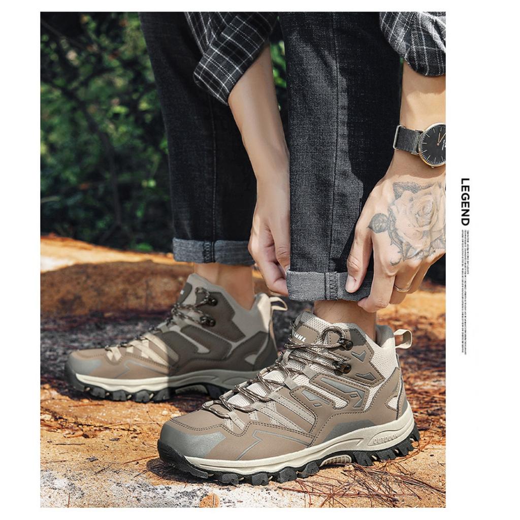 Herren atmungsaktive Wanderschuhe verschleißfeste Outdoor-Sneaker Damen rutschfeste Trekking-Camping-Schuhe Klettersport-Schuhe