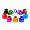Colourful Aluminium Alloy Hand Tighten Knurled Thumb Nut M2 M2.5 M3 M3.5 M4 M5 M6 M8 M10 Step Knurled Thumb Nut Through Hole