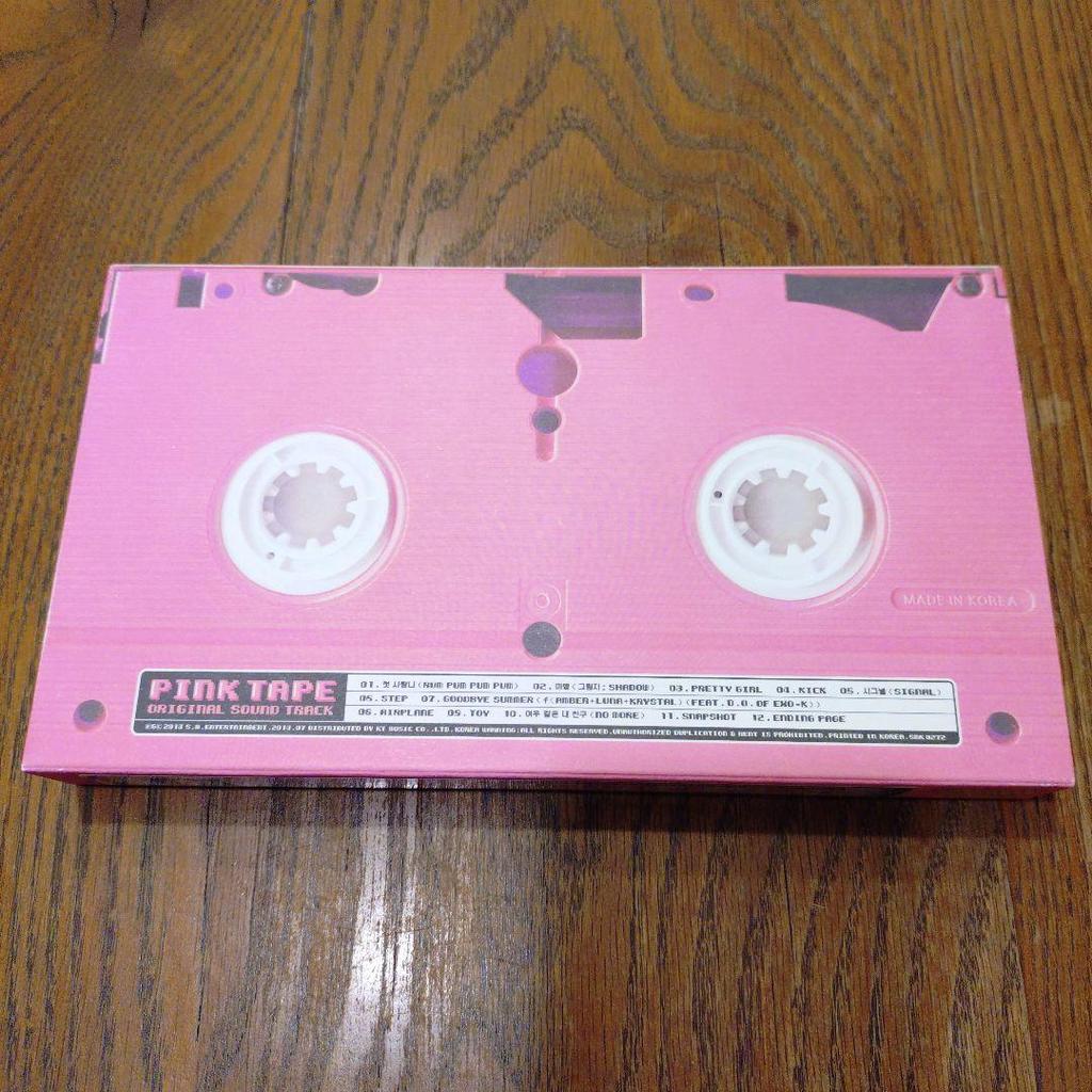 [USED] f(x) / PINK TAPE - Good condition with trading card
