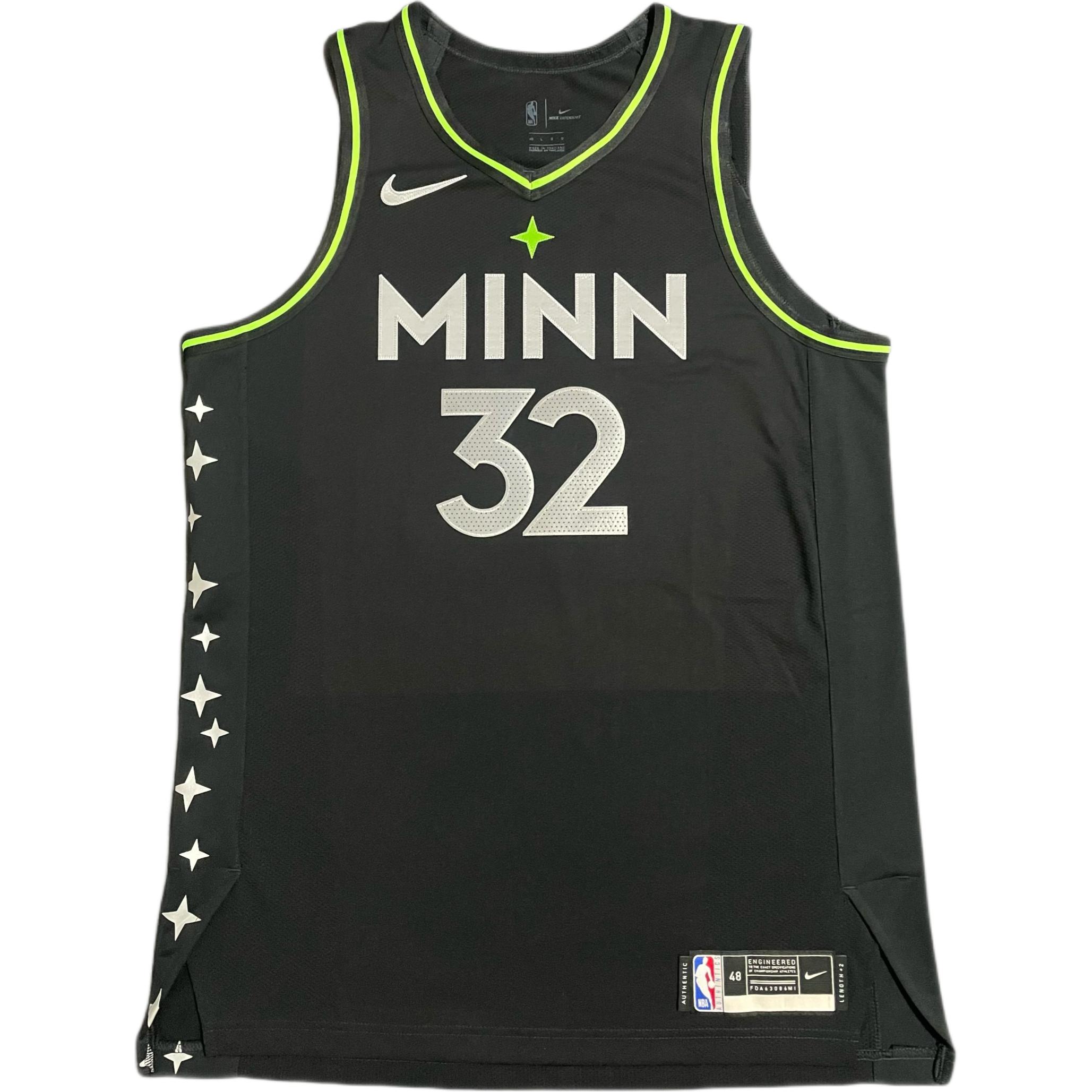 

Nike NBA Arctic Star City Edition Player Version Timberwolves Towns AU 32 V-Neck Pullover Comfortable Basketball Jersey Men jersey CN1616-010 L
