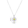 Romantic Drip Enamel Daisy Pendant - Openable Locket Necklace with Custom Text and Floral Accents Fashion Pendant Necklaces