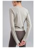 Women's Quick-Dry Long-Sleeve Slimming T-Shirt for Running, Yoga & Outdoor Activities.