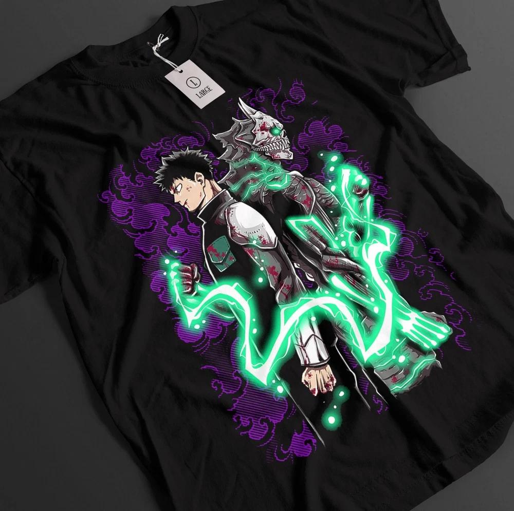 Anime Kaiju No 8 Kafka Monsters Duo Black TShirt Gift For Otaku
