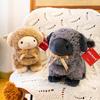 PP Cotton Sheep Plush Toys Fluffy Baby Goat Keychain Standing Goat Plush Doll  Children
