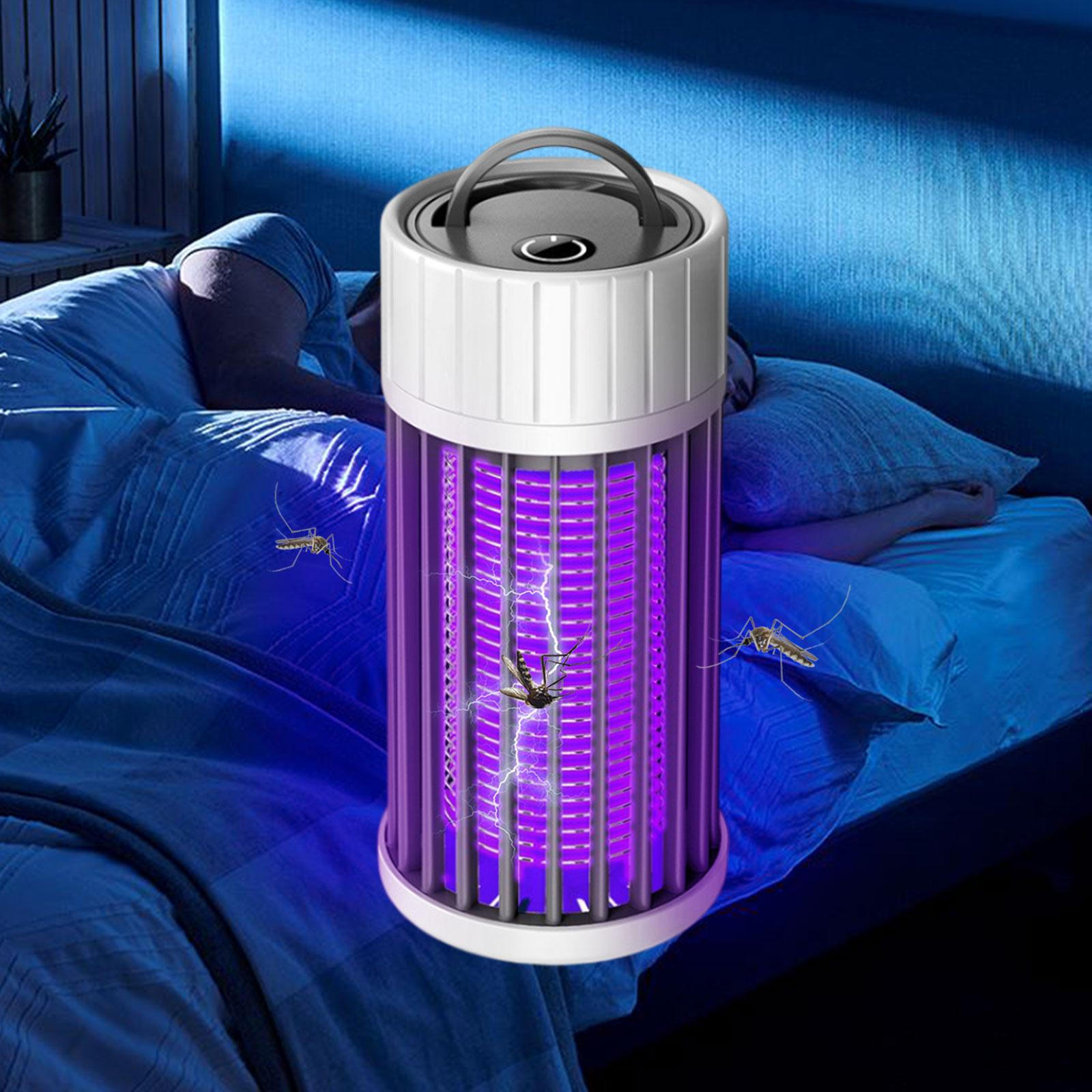 

Bug Zapper Portable Fly Repellent Mosquito for Kitchen Yard Backyard Gray Charging