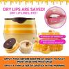 Propolis feuchtigkeitsspendende Lippenmaske, Schlaf-Lippenbalsam, nährende Anti-Falten-Lippenpflege, Anti-Risse, Unisex mit Pinsel, Lippenpflege