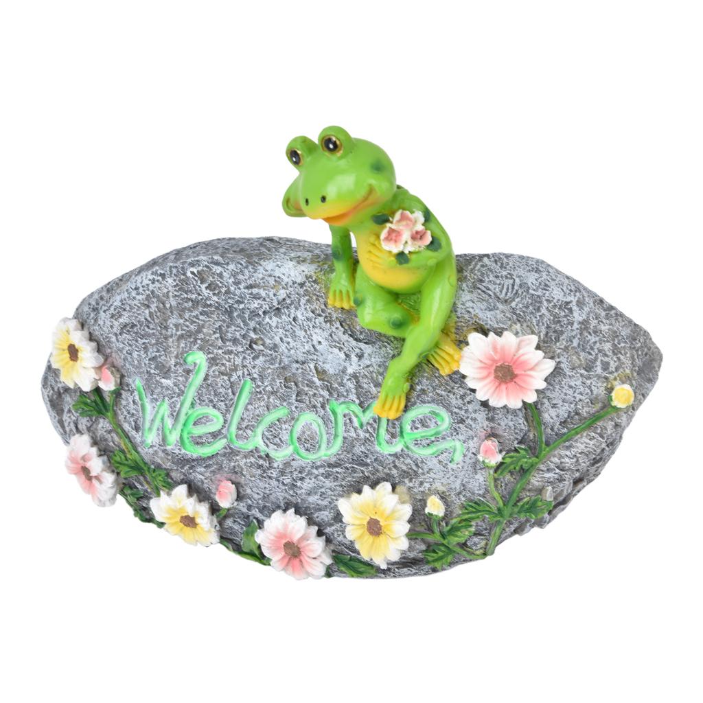 Frogs Sculpture Durable Waterproof Resin Highly Fine Loveliness Animal Ornaments for Living Room Decoration
