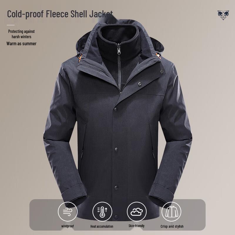Zhengzhanhu HNG-041 3-in-1 Fleece Lined Jacket