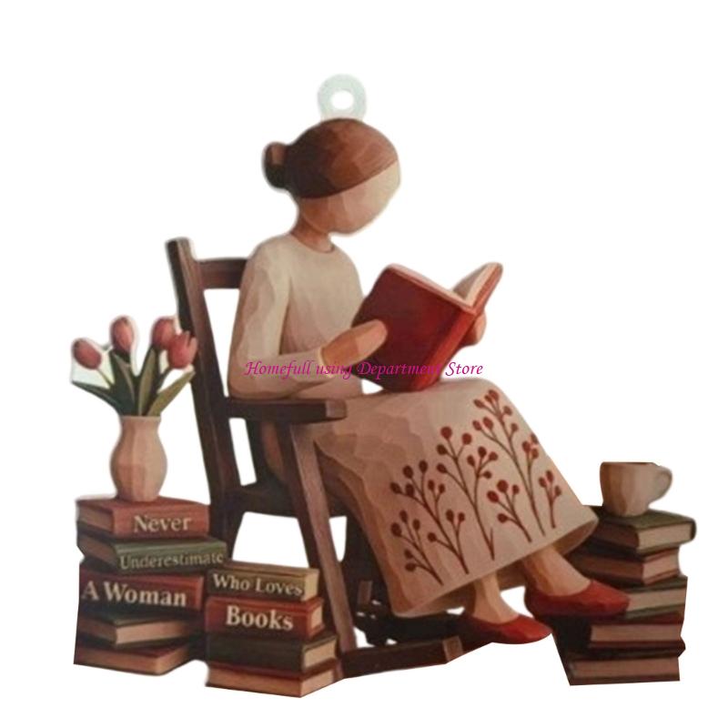 Decorative Acrylic Holiday Ornament Multiple Pattern Reader Christmas Decoration