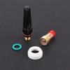 10Pcs Tig Welding Torch Set Pyrex Glass Cup Kit Welding Nozzles Kit For Wp-17/18/26 Welding Torch Accessories Soldering Supplies