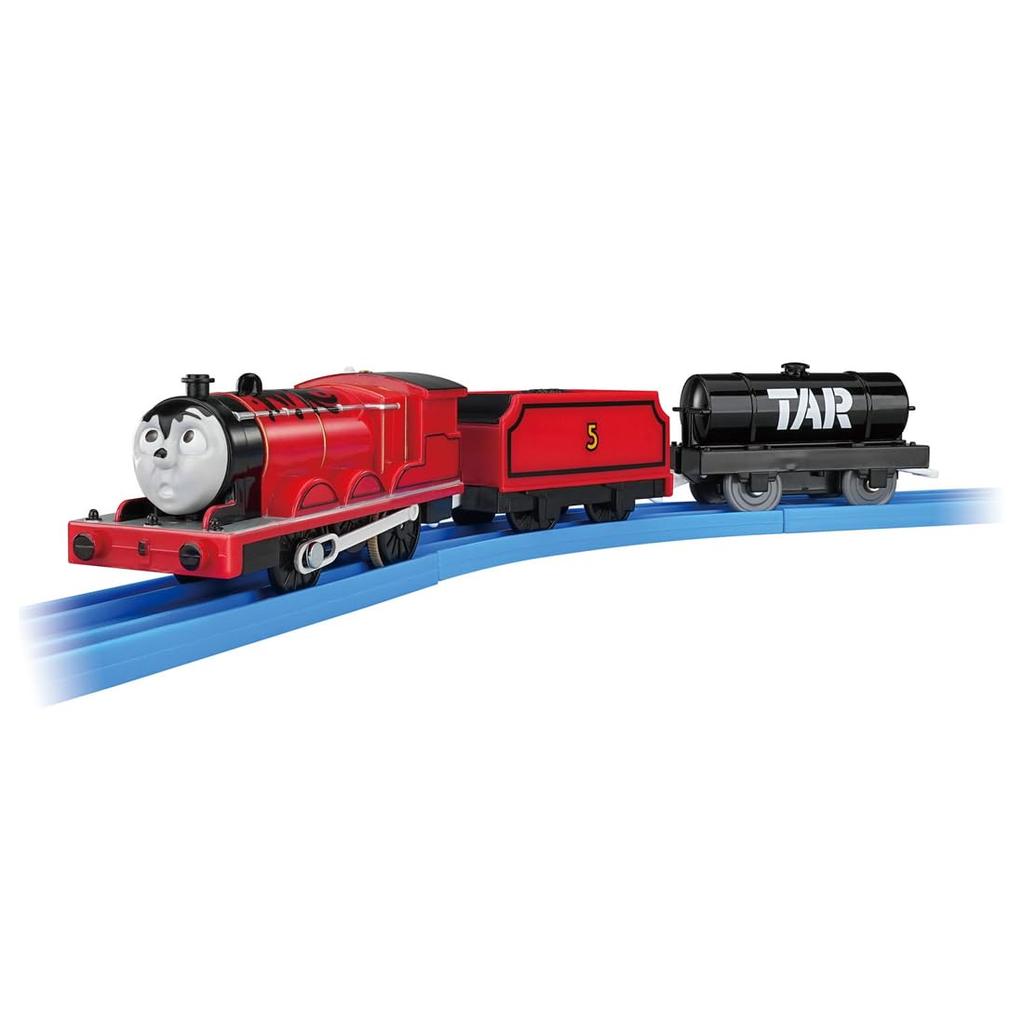 TAKARA TOMY Plarail Thomas Plarail James and Tar Car Train Toy 3 and TS-16 (Ages Up)