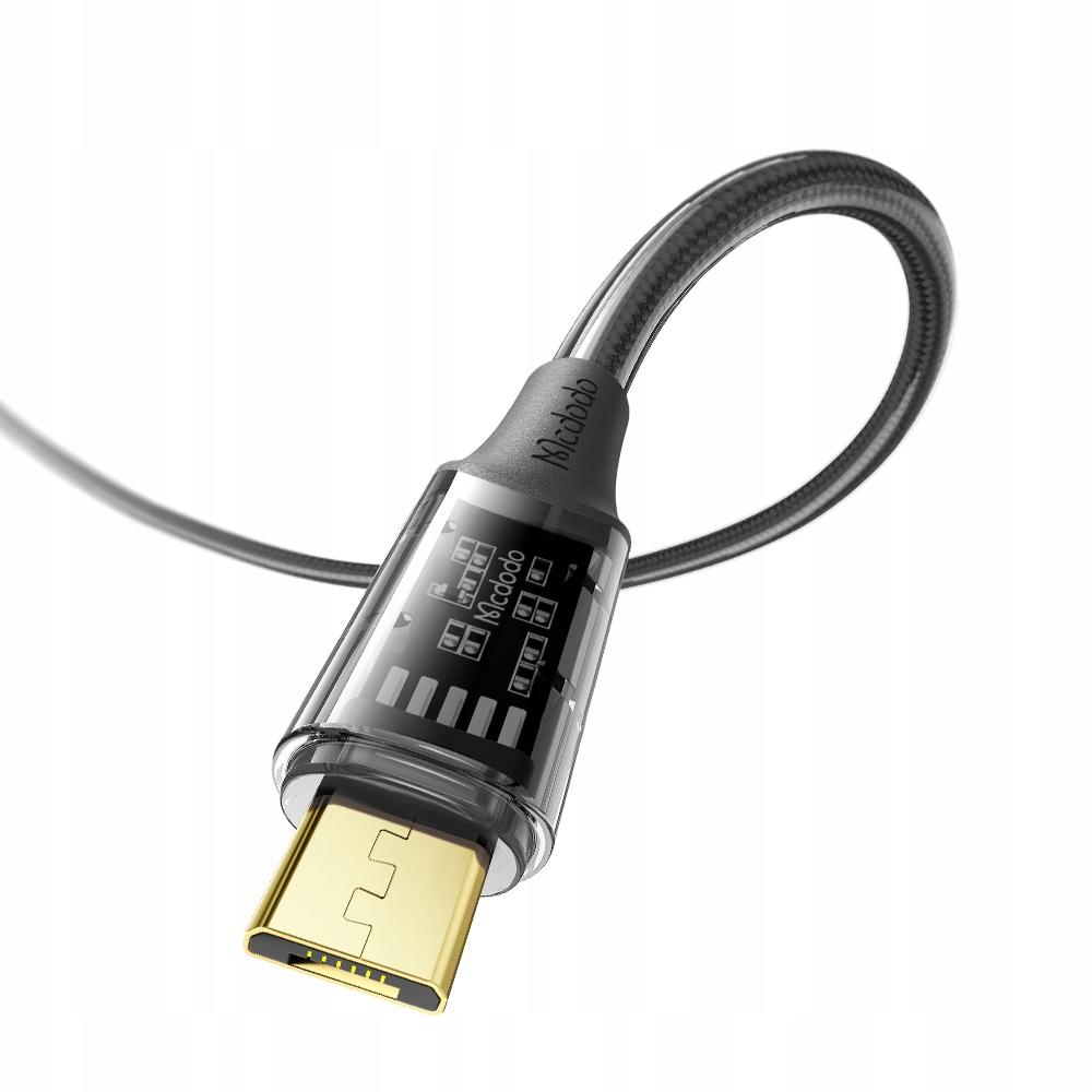 Mcdodo Phone Cable, Powerful, Fast Charging, Micro, Usb, Qc 4.0 3A 1.2M Black Ca-2100