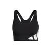 Adidas Ult Alpha 3Bar High-Intensity Sports Bra Women Underwear Black GR8205
