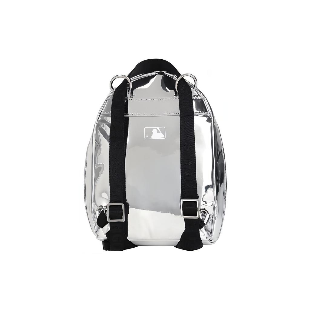 New MLB Los Angeles Dodgers Artificial Leather Backpack, Shoulder Bag, Crossbody Bag Regular Unisex Silver 32BGP4941-07M