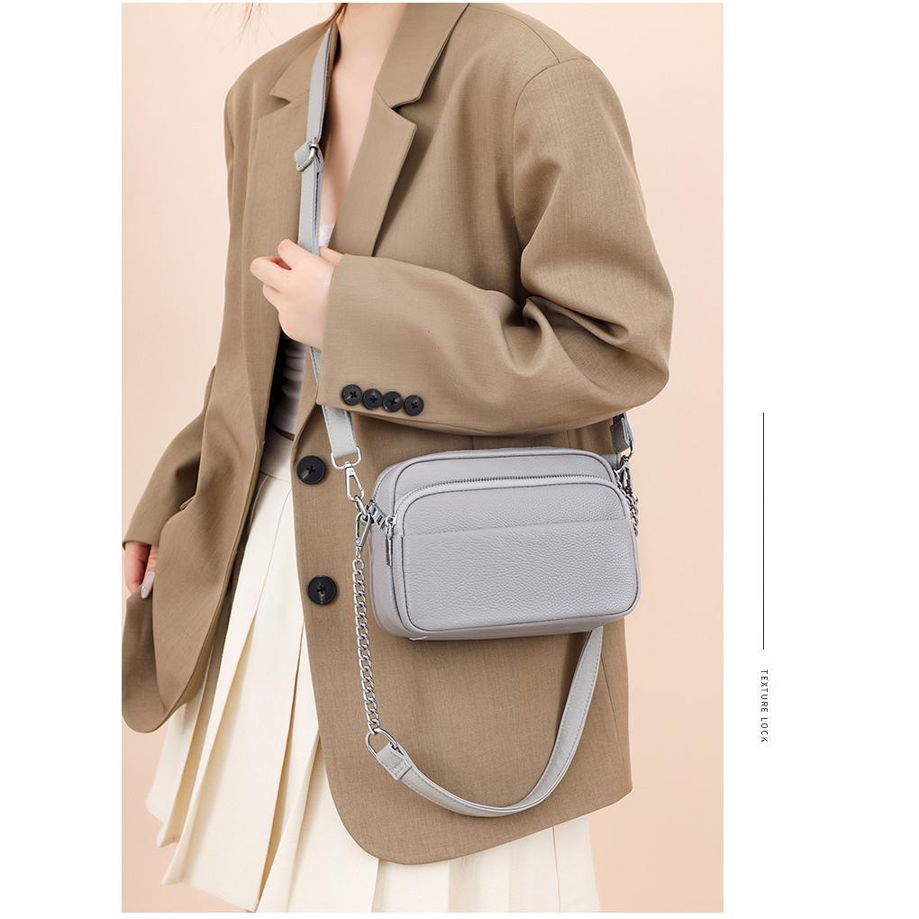 IELGY Ladies Fashion Cross-Body Small Square Bag Simple All-Match